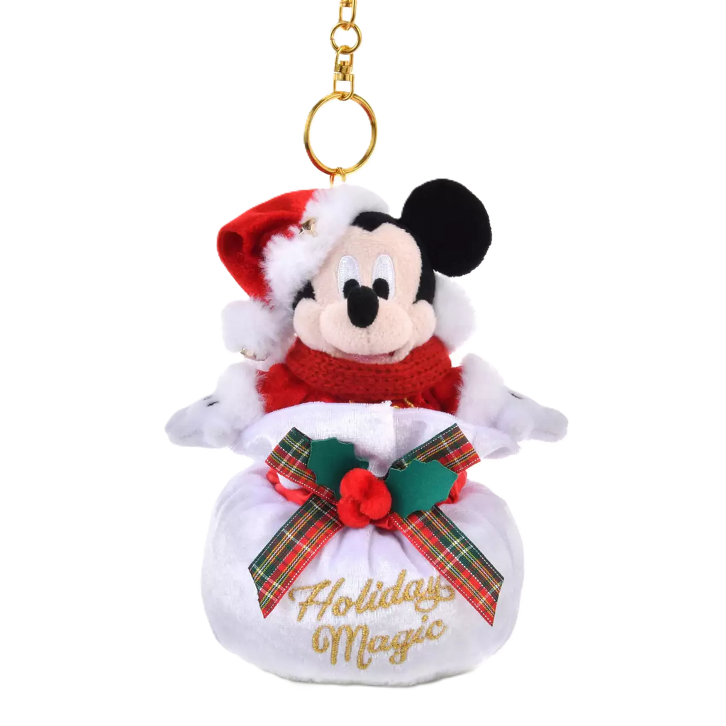 2025 Exclusive DS Mickey Mouse Plush Keychain, Disney Christmas