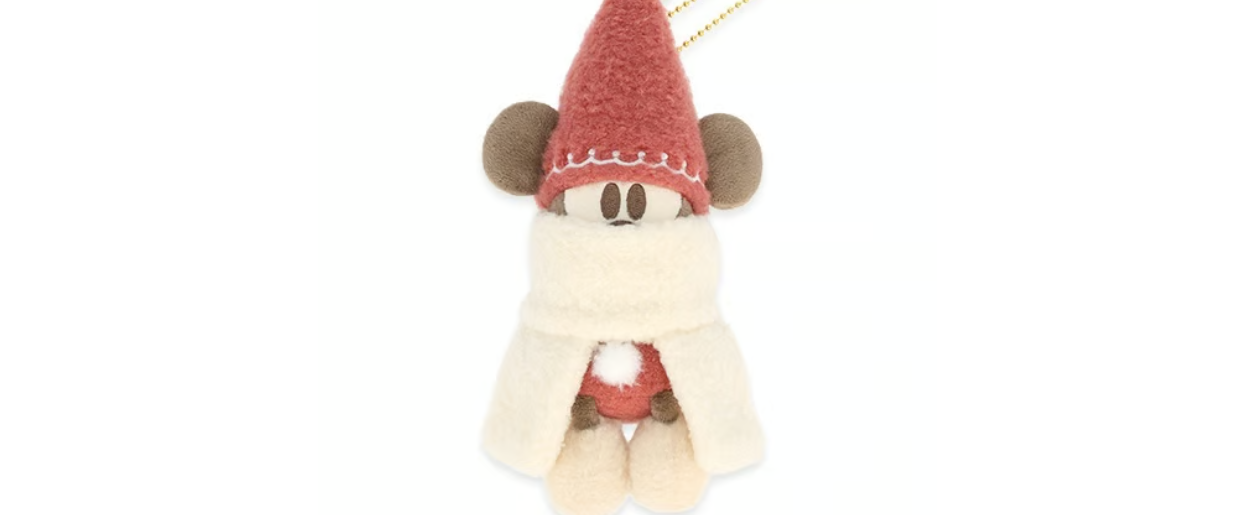 TDR Exclusive Christmas 2025 Light Blue Merry Lil Ring Ring Plush Keychain
