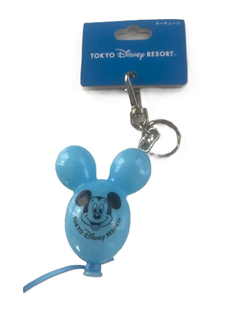 TDR Exclusive Balloon Keychain Mickey Mouse Blue