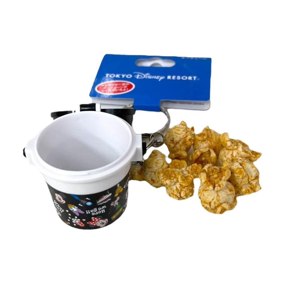 TDR Exclusive Popcorn Bucket Disney Besties Keychain