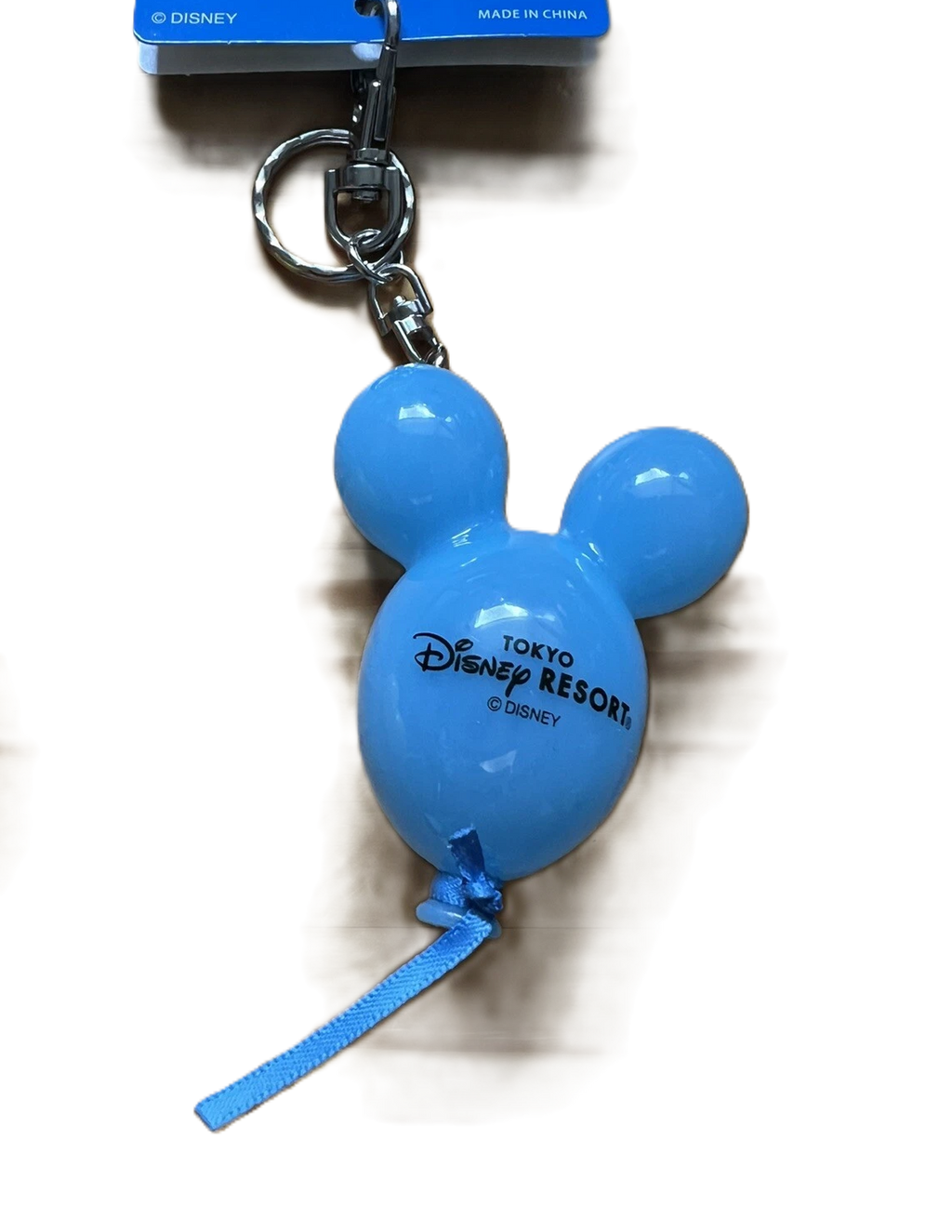 TDR Exclusive Balloon Keychain Mickey Mouse Blue