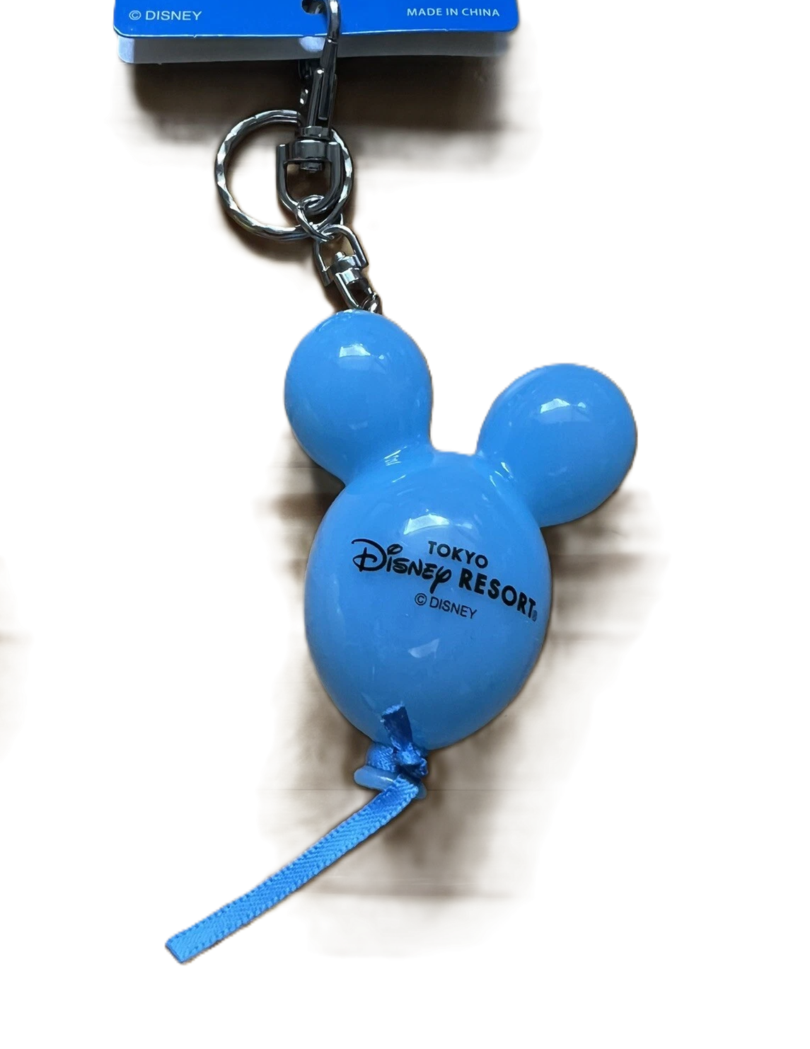 TDR Exclusive Balloon Keychain Mickey Mouse Blue
