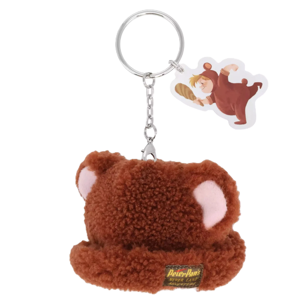 TDR Peter Pan Lost Boys Cap Hat Keychain Tokyo Disney Sea Bear