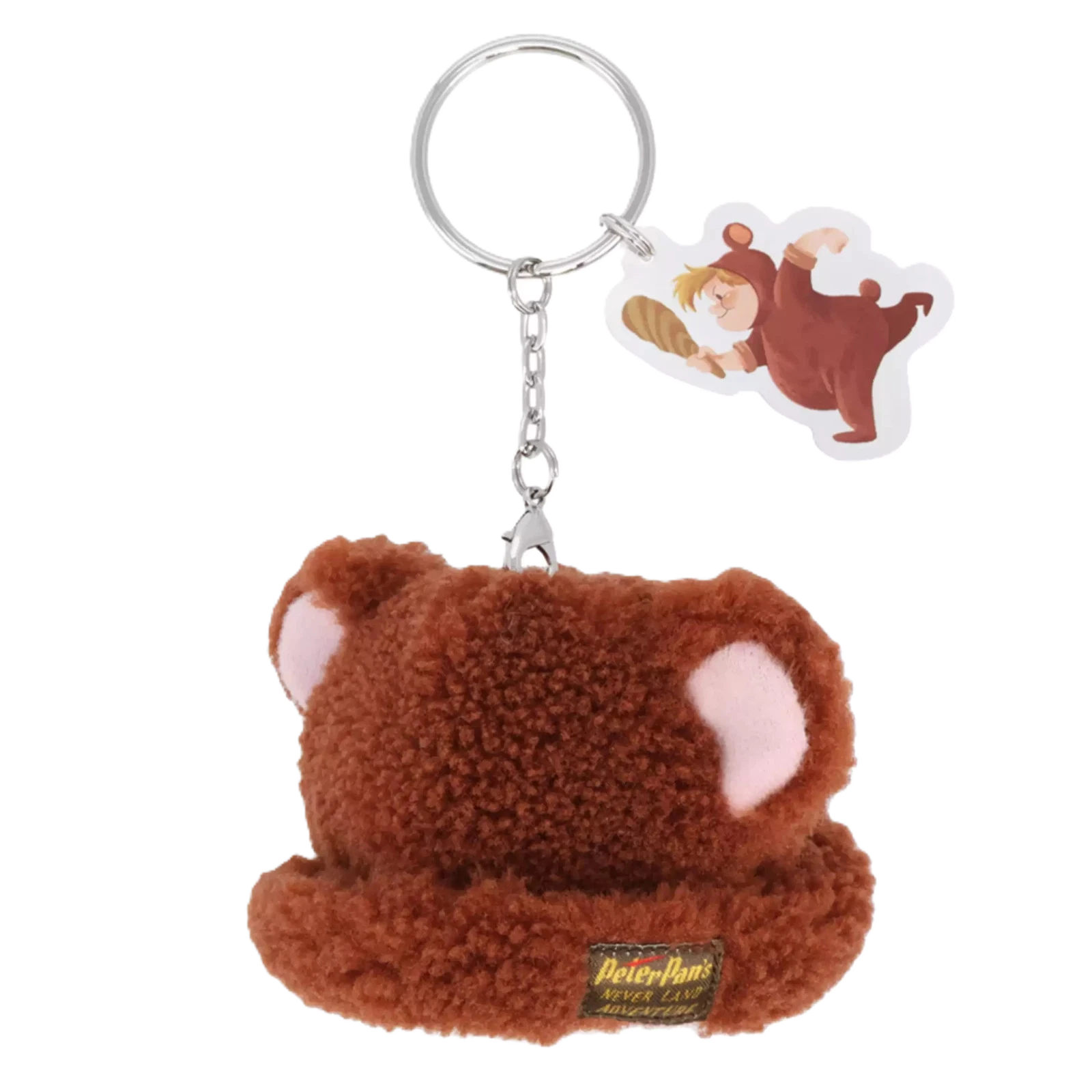 TDR Peter Pan Lost Boys Cap Hat Keychain Tokyo Disney Sea Bear