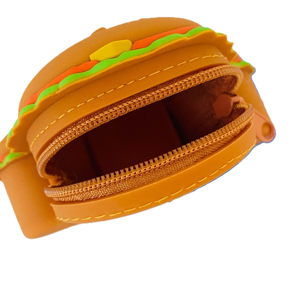 TDR Mickey Mouse Hamburger Coin Keychain