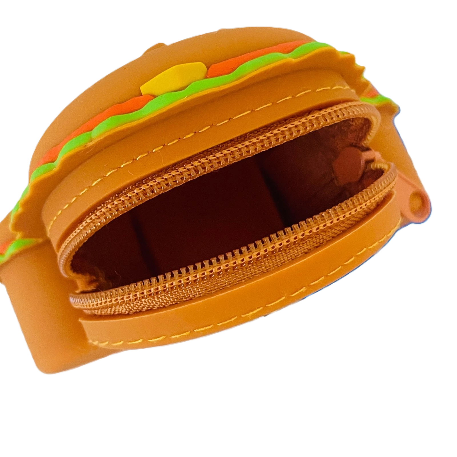 TDR Mickey Mouse Hamburger Coin Keychain