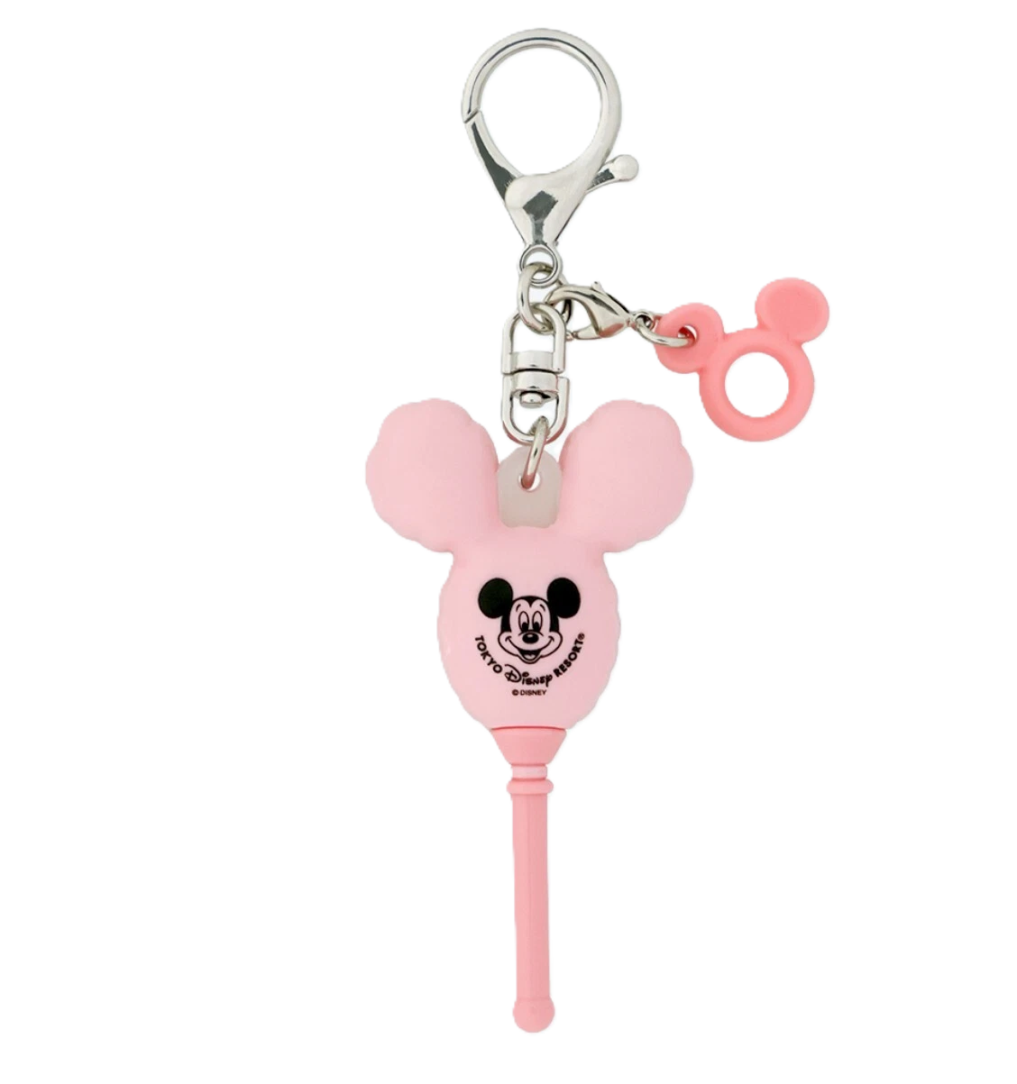 TDR Exclusive 2025 Key Chain Mickey Balloon Pink
