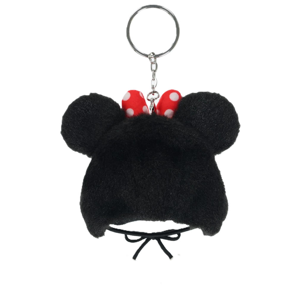 TDR Minnie Mouse Hat Plush Fun Cap Keychain