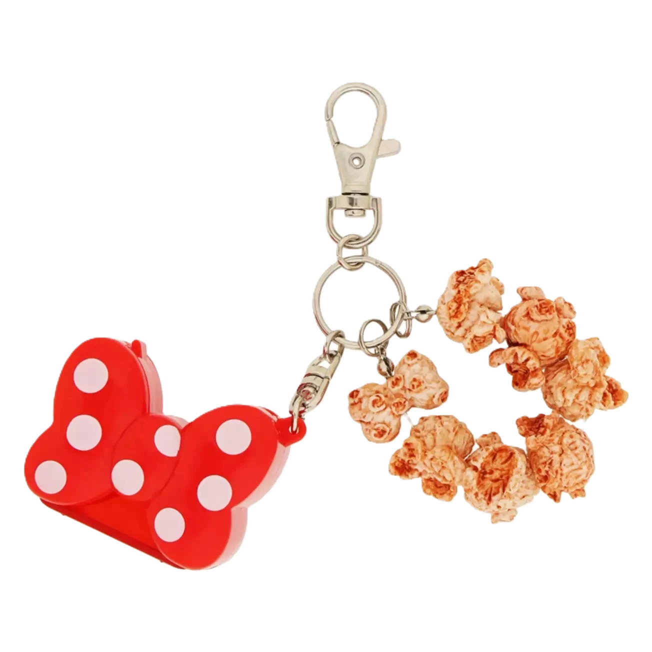 TDR Minnie Mouse Bow Mini Popcorn Bucket Keychain