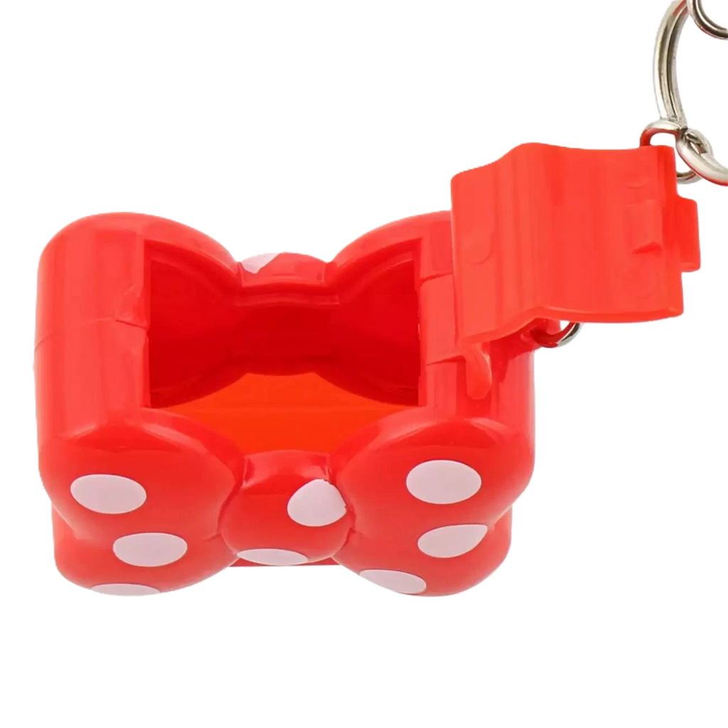 TDR Minnie Mouse Bow Mini Popcorn Bucket Keychain