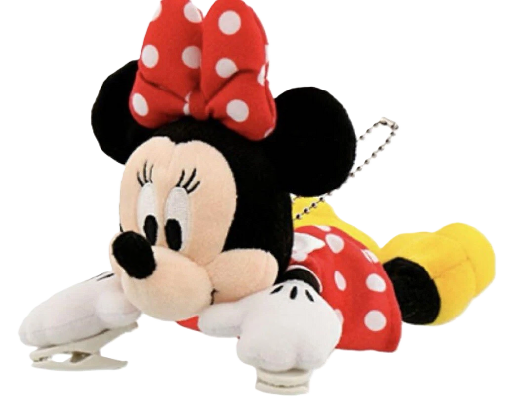 TDR Exclusive Minnie Mouse Plush Clip on Shoulder Buddy Stuffed Toy Keychain