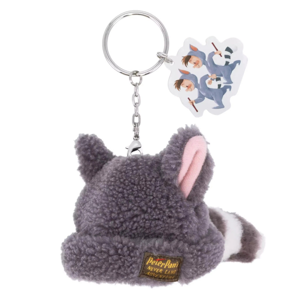 TDR Peter Pan Lost Boys Cap Hat Keychain Tokyo Disney Sea Raccoon